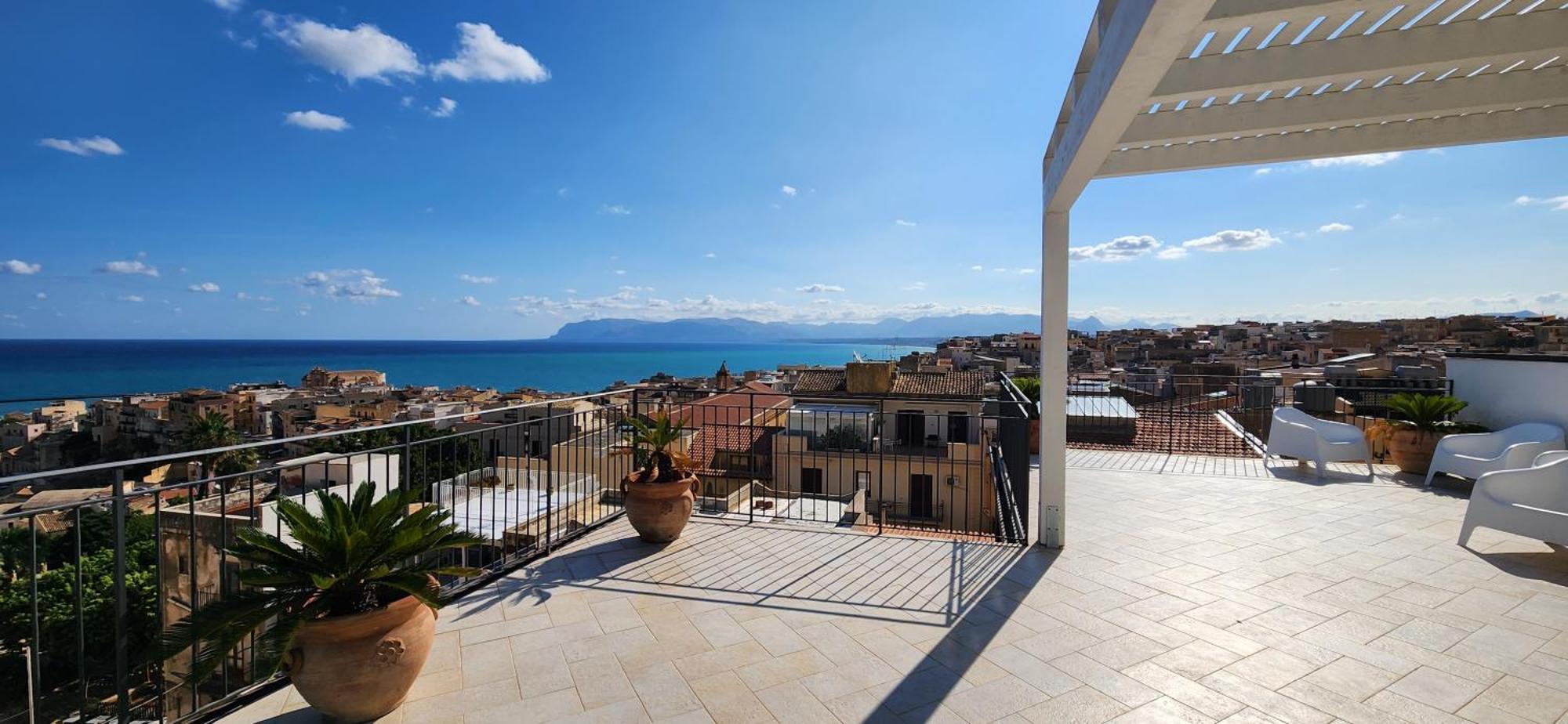 Palazzo Del Golfo Penthouse Apartment Castellammare del Golfo Exterior foto
